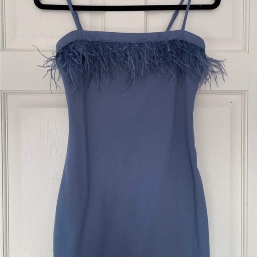Wild Fable Blue Embellished Fitted Camisole